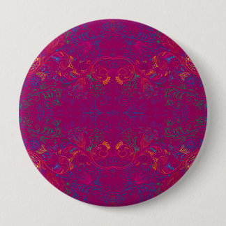 Floradore - Fuchsia 4 Inch Round Button