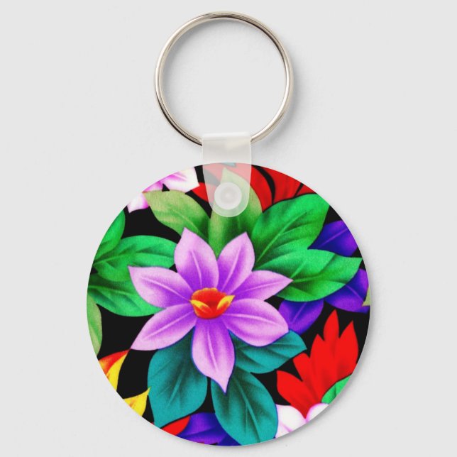 Floral2 Keychain (Front)