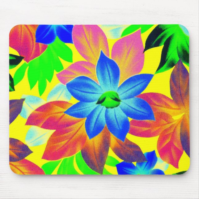 Floral2i3 Mouse Pad (Front)