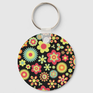 Floral 100113 keychain