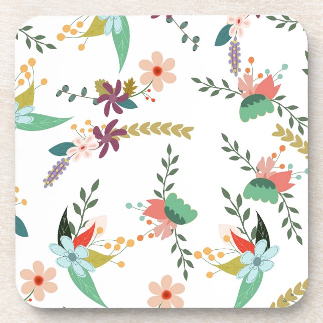 Floral 10 coaster (Front)