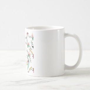 Floral 10 coffee mug