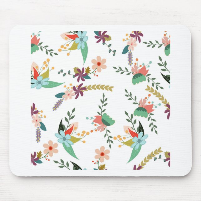 Floral 10 mouse pad (Front)