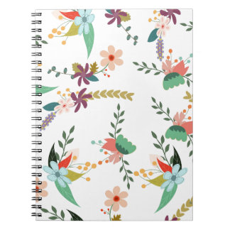 Floral 10 notebook