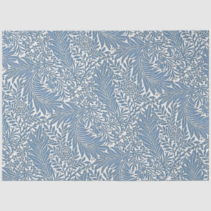 Floral 19th Century Pattern Blue on White Backgrou Tissue Paper