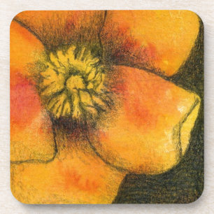 "Floral #1" Floral Coaster Set