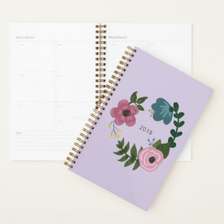 Floral 2019 Planner
