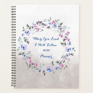Floral 2022 Planner (Où Vous Diriger Je Suivrai)