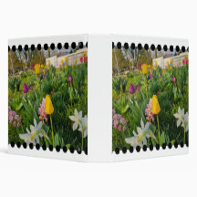 Floral 3-Ring Binder