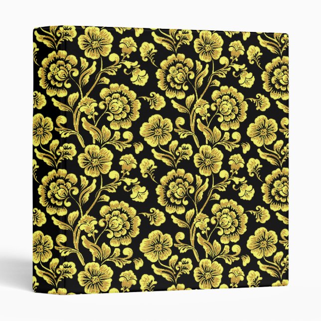 Floral 3 Ring Binder (Front/Spine)