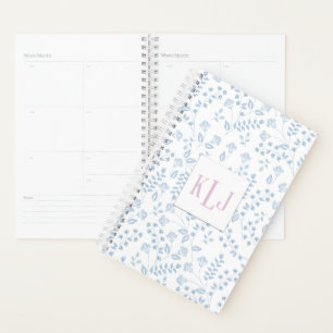 Floral 5.5" x 8.5" Spiral Weekly/Monthly Planner