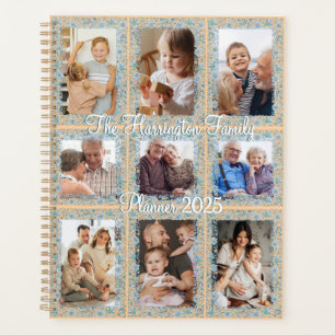 Floral 9 photo collage Planner 