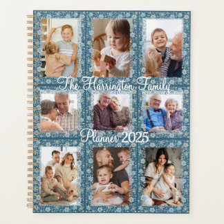Floral 9 photo collage planner