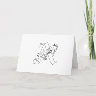 Floral A Notecard