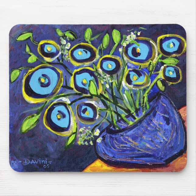 floral abstract 17 mousepad (Front)