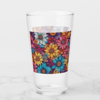 Floral Abstract #39 Glass