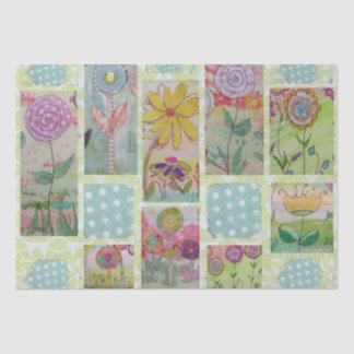 Floral Abstract 9 Tissue Paper