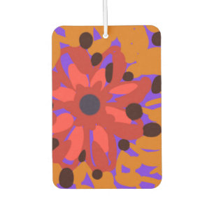 Floral abstract air freshener