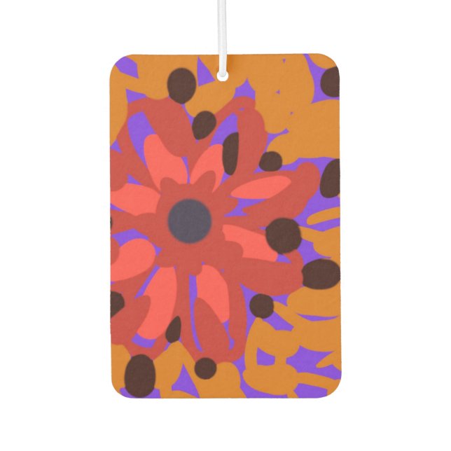 Floral abstract  air freshener (Front)
