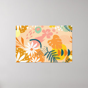 Floral Abstract Canvas Print