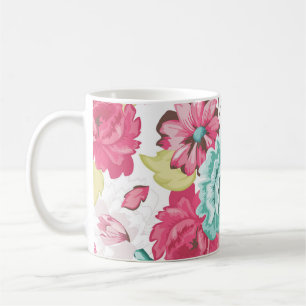 Floral Abstract Elegance Seamless Background. Coffee Mug