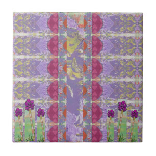 Floral Abstract Tile