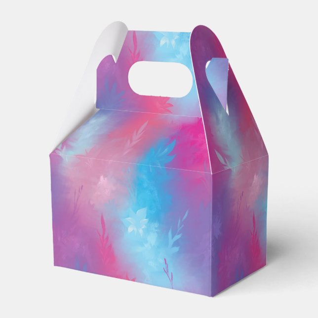 Floral abstraction favor box (Front Side)