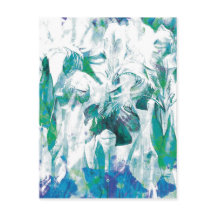 Floral Abstrait 12 Cartes