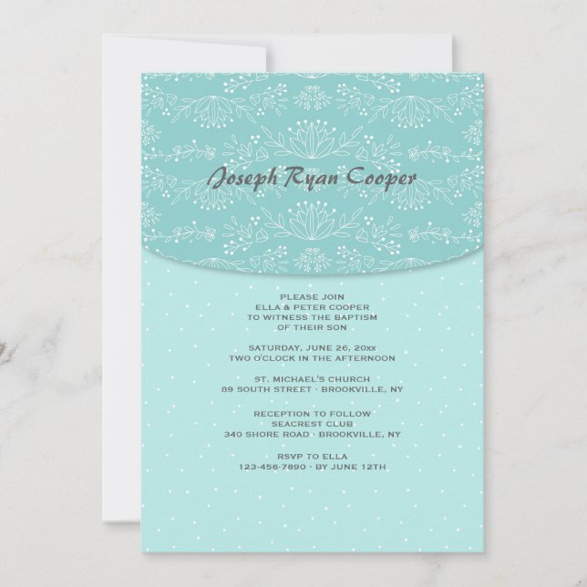 Floral Abundance Invitation (Front)