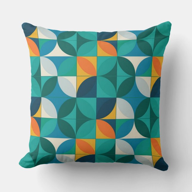 Floral Accent Coussin pour salon | Lin doux (Recto)