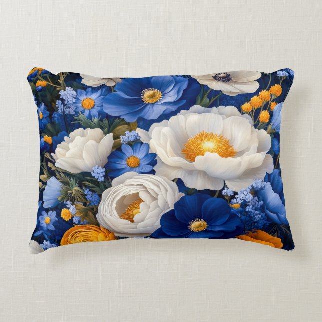 Floral Accent Pillow (Front)