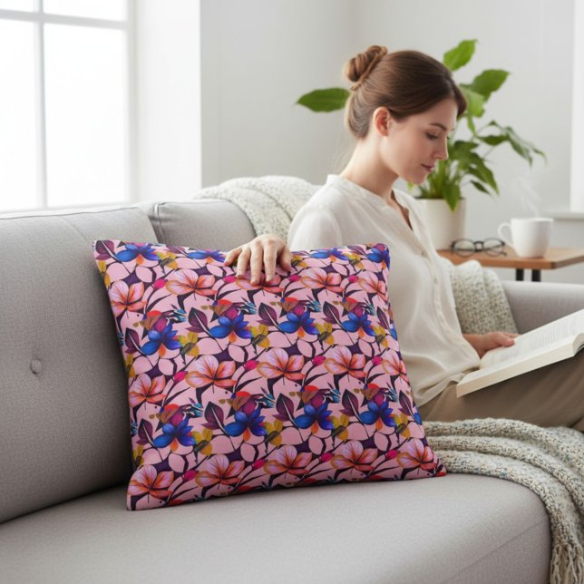 Floral Accent Pillow (Creator Uploaded)