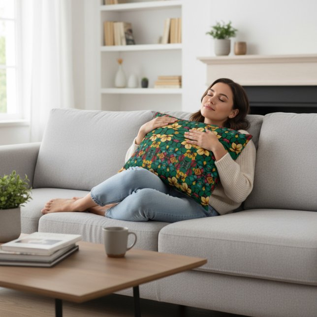 Floral Accent Pillow (Creator Uploaded)