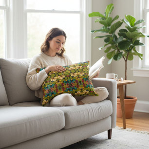 Floral Accent Pillow