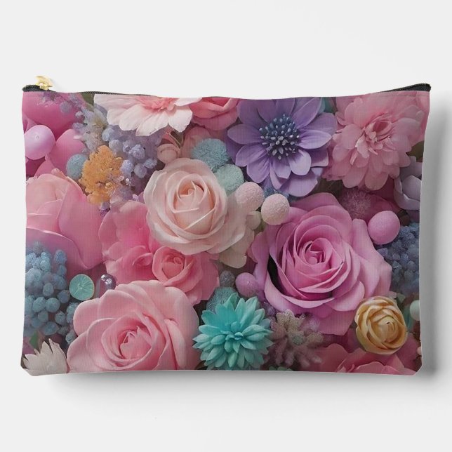 Floral Accessory Pouch (Front)