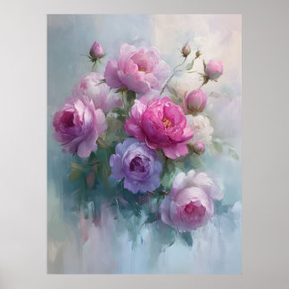 Floral Acrylic Wall Art Print 