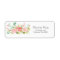 Floral Address Label