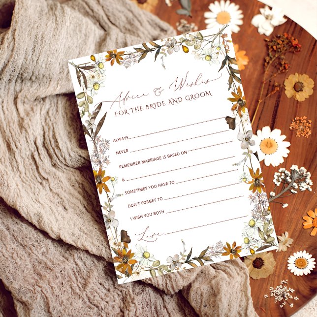 Floral Advice For The Bride | Bridal Shower Card (Creator Uploaded)