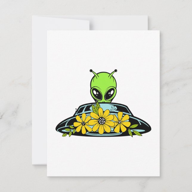 Floral Alien Spaceship  (Front)
