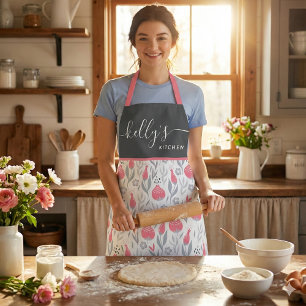 Floral All-Over Print Apron