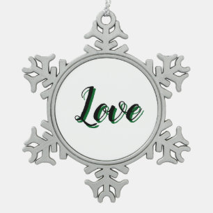 Floral Anatomy - Vertebrae, Hip Bone Snowflake Pewter Christmas Ornament