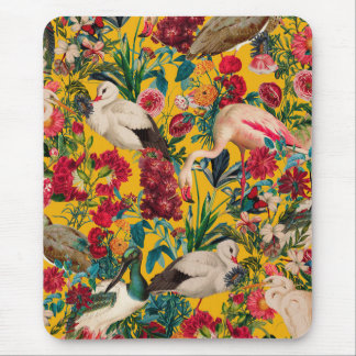 FLORAL AND BIRDS XVIII MOUSE PAD