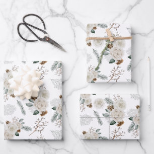 Floral and Botanical Wrapping Paper Sheets