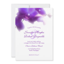 Floral and Elegant Purple Orchid Wedding
