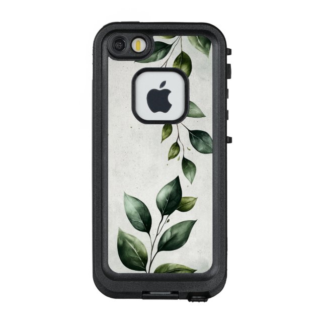Floral and Flowers LifeProof iPhone Case (Back)