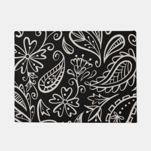 Floral And Glamour Seamless Pattern Modern Cute  Doormat