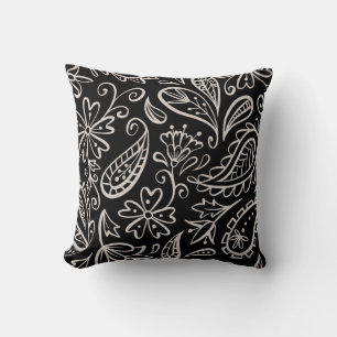 Floral And Glamour Seamless Pattern Modern Cute Throw Pillow