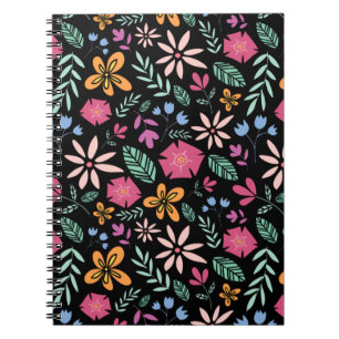 Floral And Glamour Seamless Pattern Natural   Notebook