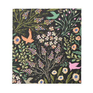 Floral And Glamour Seamless Pattern Summer Colour Notepad