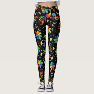 Floral And Glamour Seamless Pattern Summer  Leggings